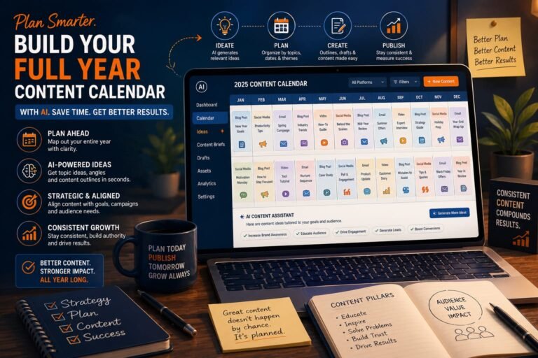 AI Content Strategy: How to Plan a Full Year of Content in One Afternoon