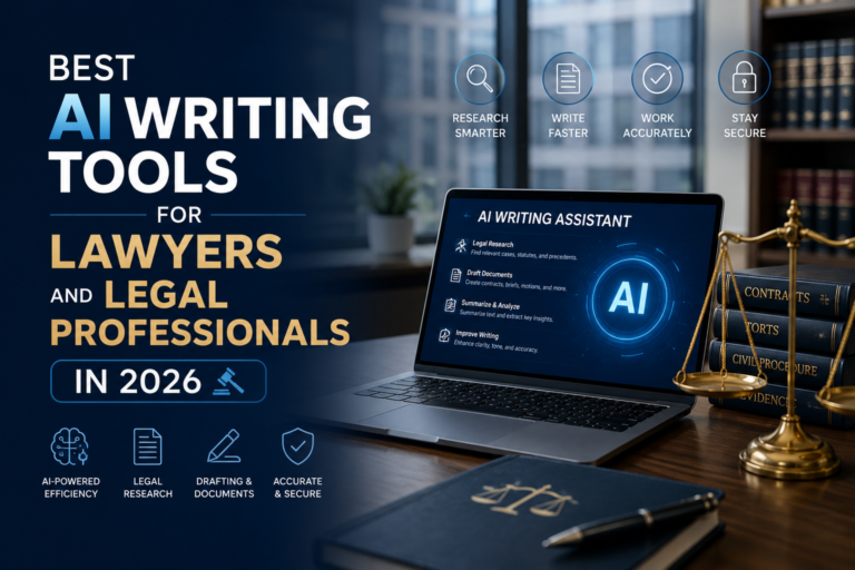 Best AI Writing Tools for Lawyers and Legal Professionals in 2026